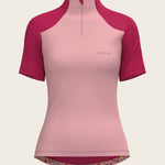  Bouquet on Rose Short Sleeve Sport Sun Shirt - Espoir Equestrian - Equiluxe Tack