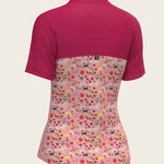  Bouquet on Rose Short Sleeve Sport Sun Shirt - Espoir Equestrian - Equiluxe Tack