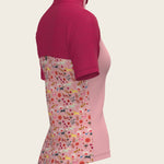  Bouquet on Rose Short Sleeve Sport Sun Shirt - Espoir Equestrian - Equiluxe Tack