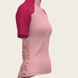  Bouquet on Rose Short Sleeve Sport Sun Shirt - Espoir Equestrian - Equiluxe Tack