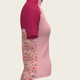  Bouquet on Rose Short Sleeve Sport Sun Shirt - Espoir Equestrian - Equiluxe Tack