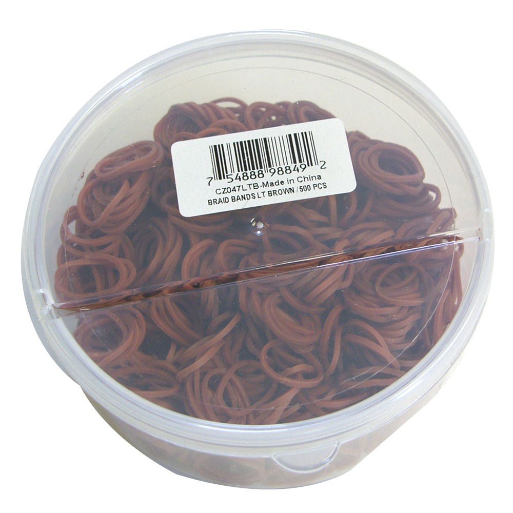 Braiding Bands - 500/Tub - Equiluxe Tack - Equiluxe Tack