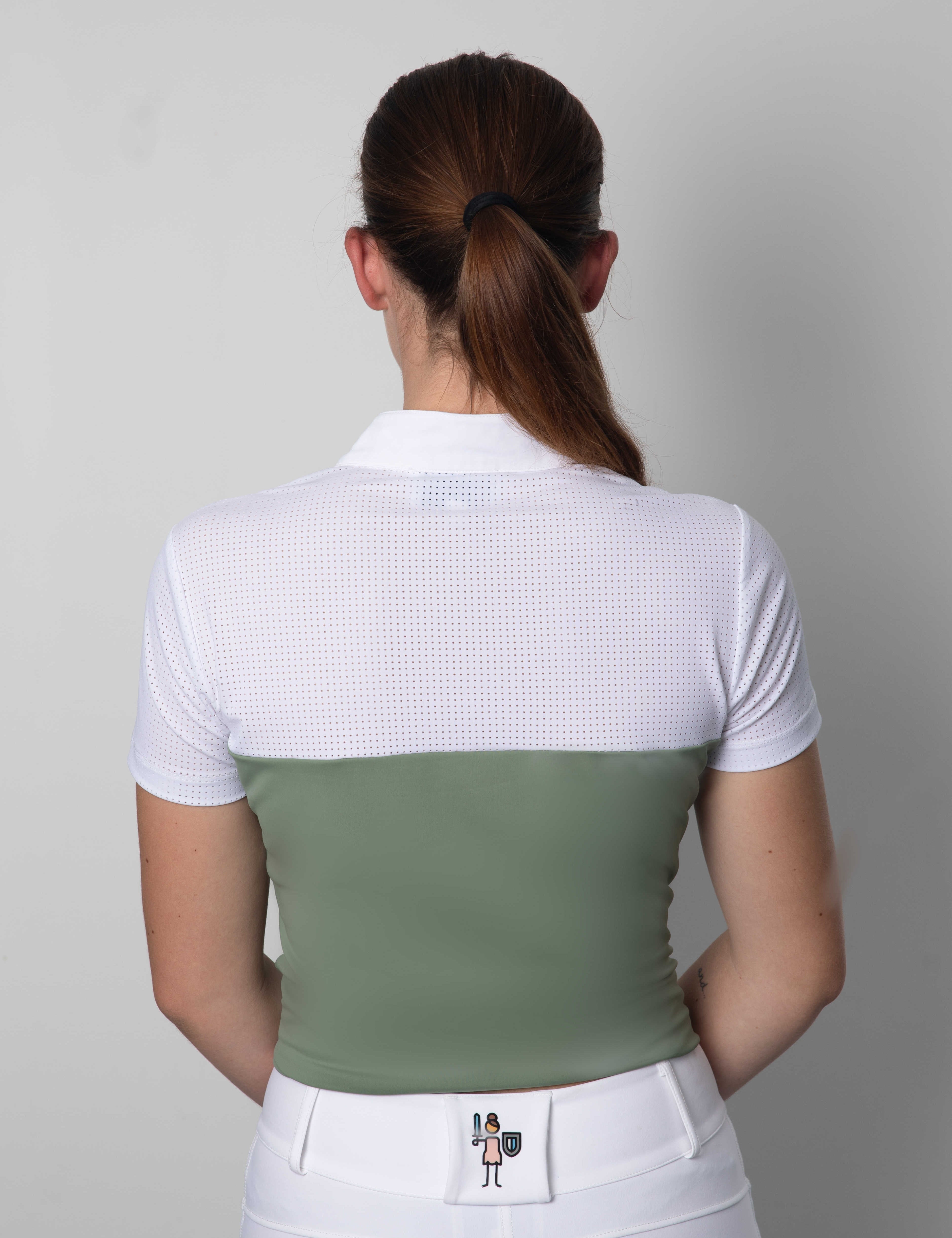 Brave Pants Combat Green SS Show Shirt - BRAVE PANTS USA - Equiluxe Tack