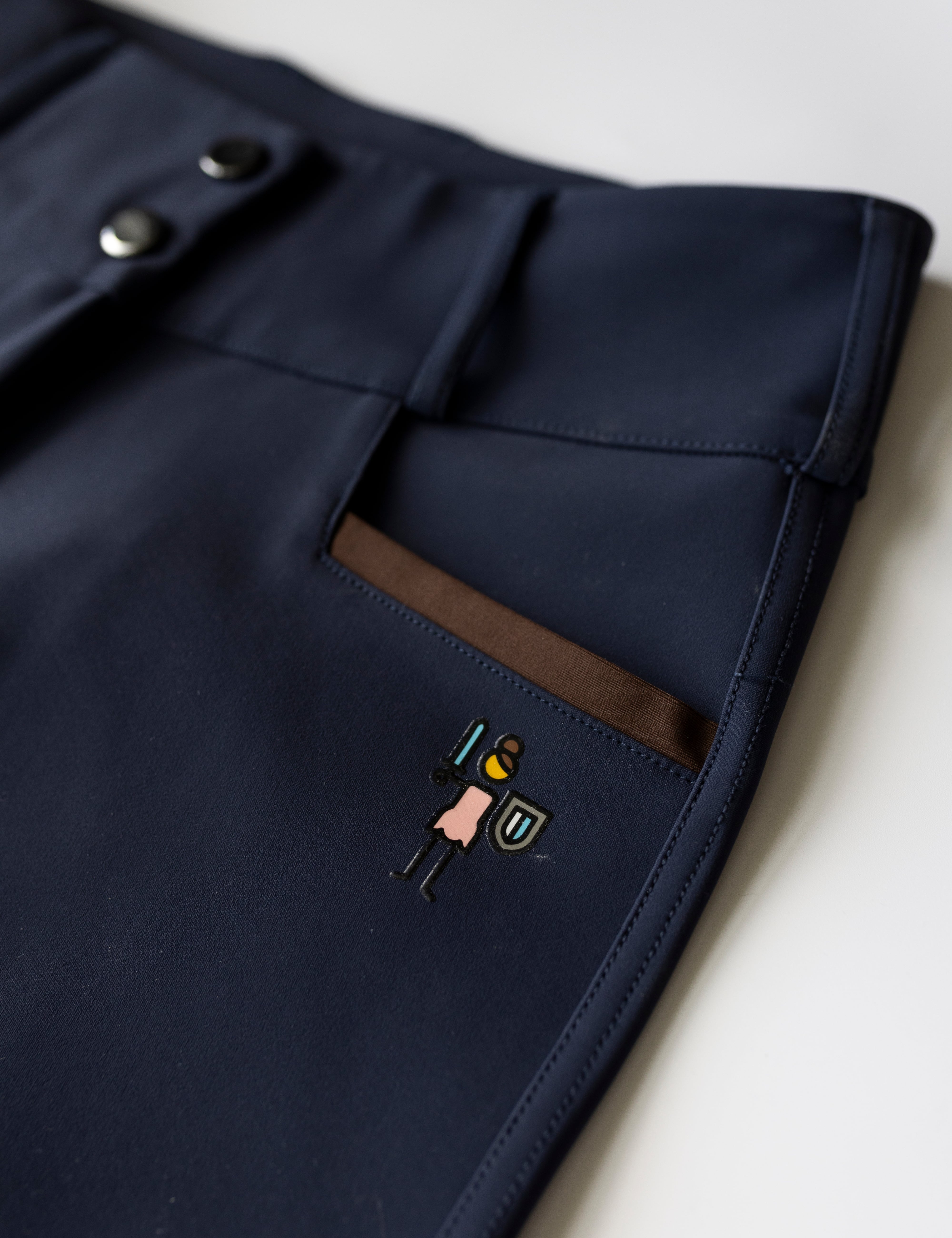 Brave Pants Double Weight Endura Air - Force Navy Breech - BRAVE PANTS USA - Equiluxe Tack