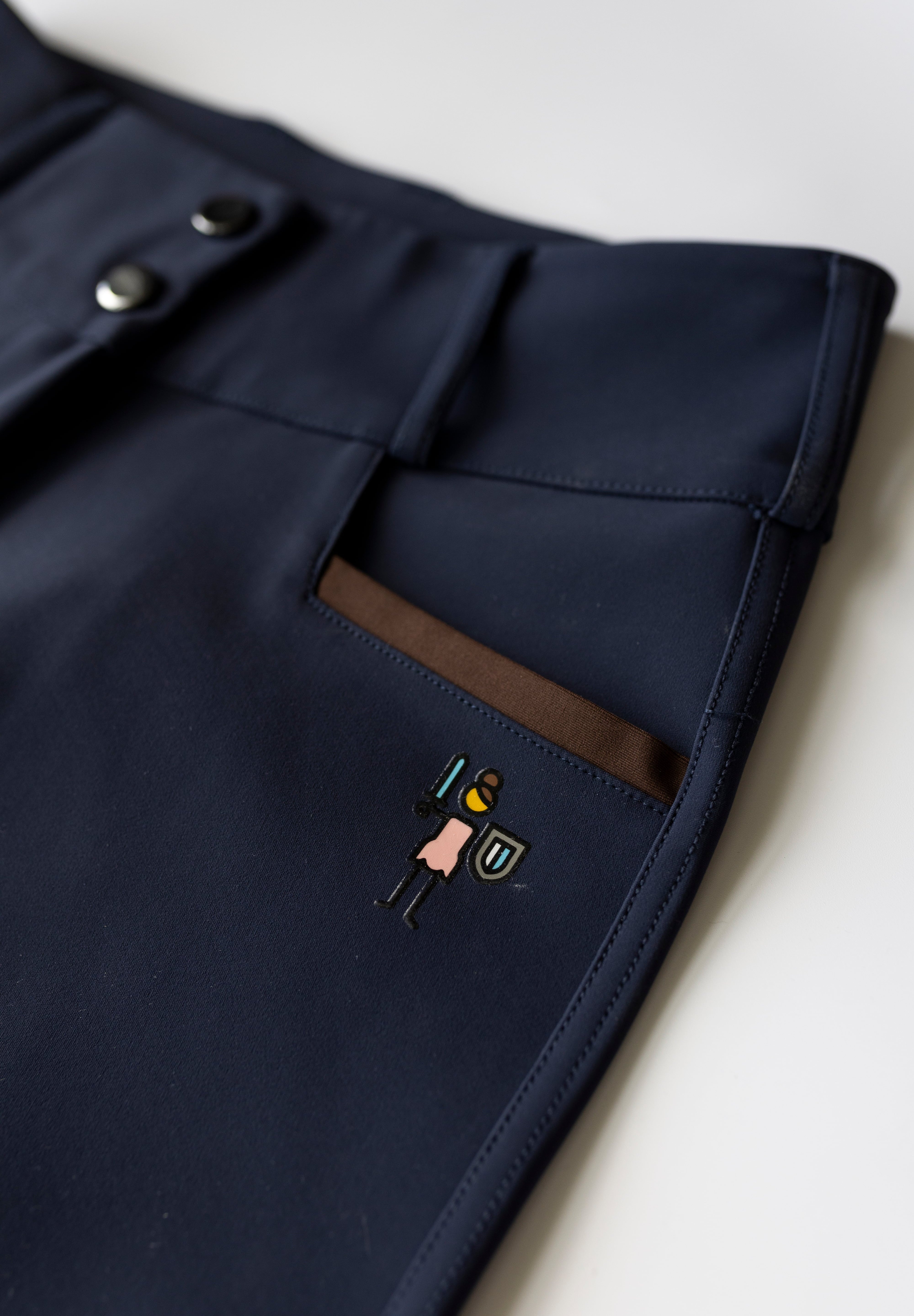 Brave Pants Double Weight Endura Air - Force Navy Breech - BRAVE PANTS USA - Equiluxe Tack