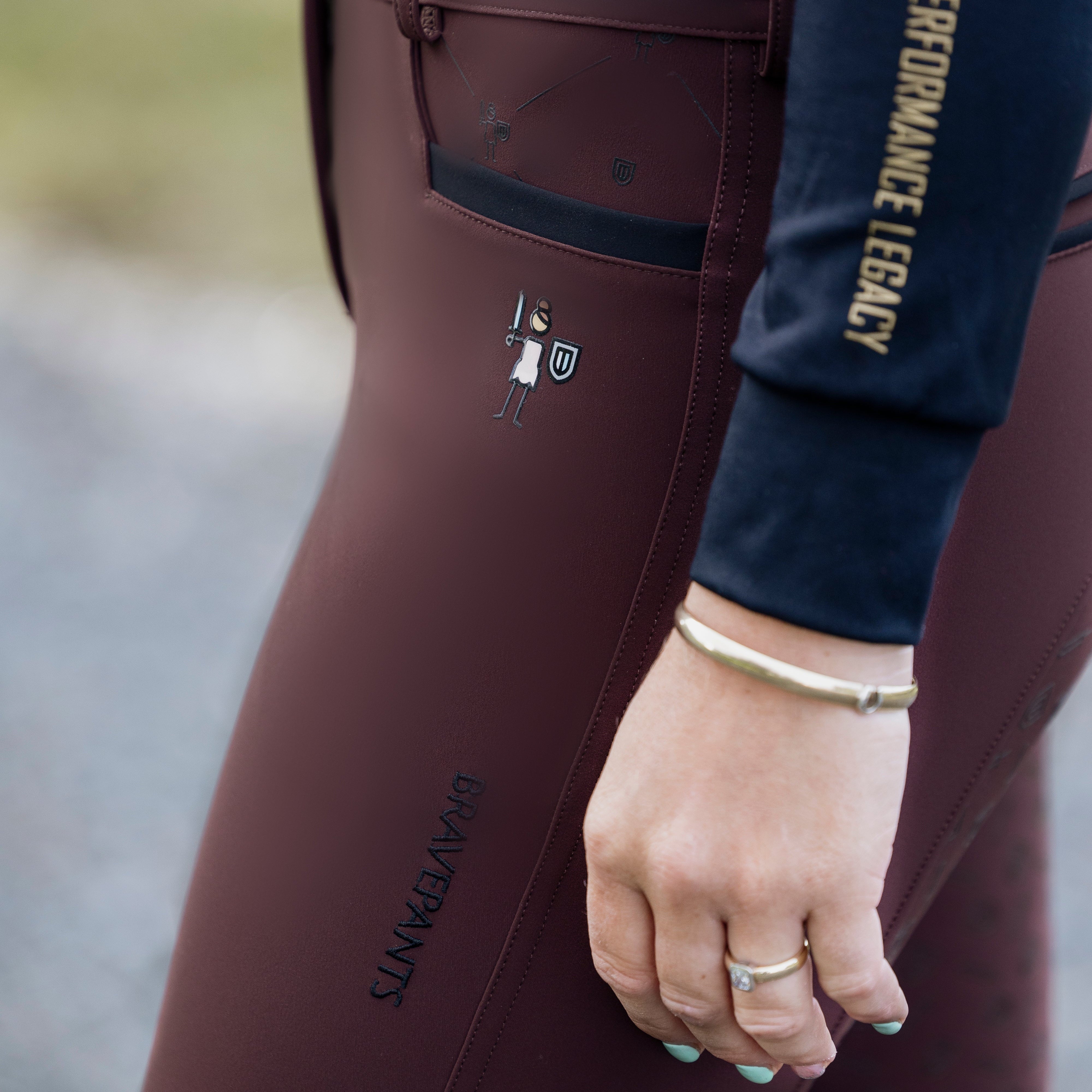 Brave Pants Double Weight Endura Chocolate Dream Breech - BRAVE PANTS USA - Equiluxe Tack