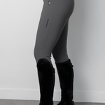 Brave Pants Double Weight Endura Gunsmoke Grey Breeches - BRAVE PANTS USA - Equiluxe Tack