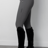 Brave Pants Double Weight Endura Gunsmoke Grey Breeches - BRAVE PANTS USA - Equiluxe Tack