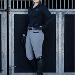 Brave Pants Double Weight Endura Gunsmoke Grey Breeches - BRAVE PANTS USA - Equiluxe Tack