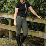 Brave Pants Double Weight Endura Military Green Breech - BRAVE PANTS USA - Equiluxe Tack