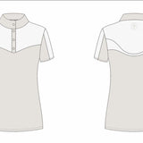 Brave Pants Pastel Grey Short Sleeve Shirt - BRAVE PANTS USA - Equiluxe Tack