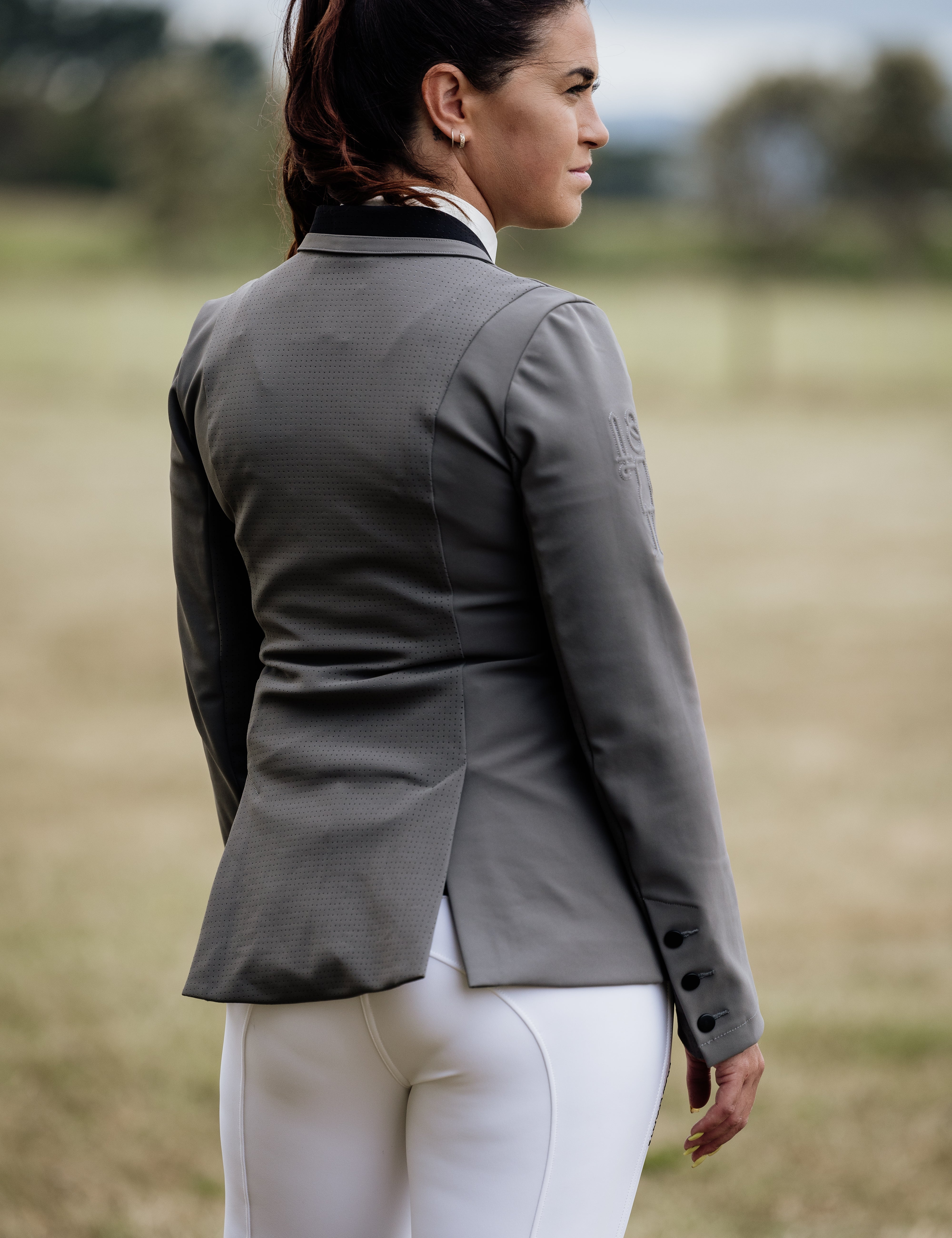 Brave Pants Performance Legacy Show Jacket Gunsmoke Grey - BRAVE PANTS USA - Equiluxe Tack