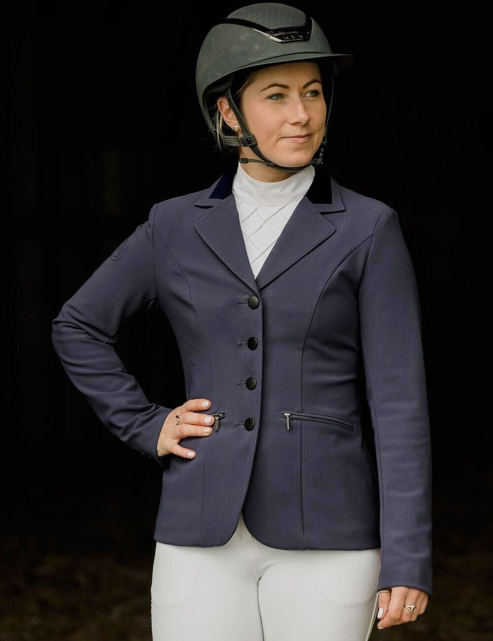 Brave Pants Performance Legacy Show Jacket Prussian Navy - BRAVE PANTS USA - Equiluxe Tack