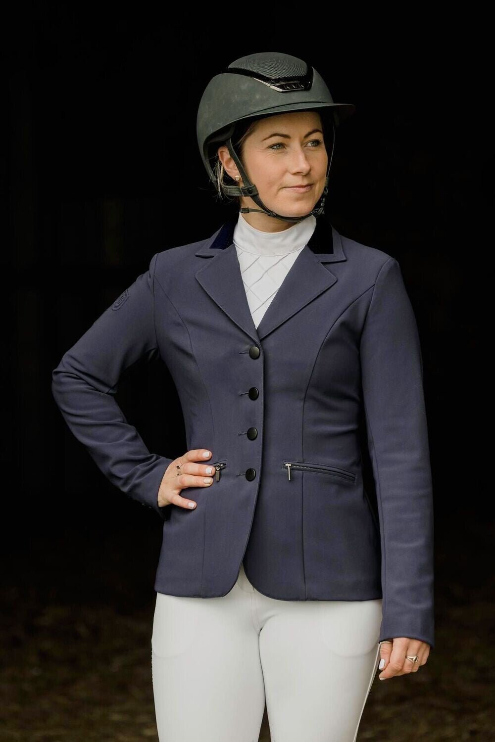 Brave Pants Performance Legacy Show Jacket Prussian Navy - BRAVE PANTS USA - Equiluxe Tack