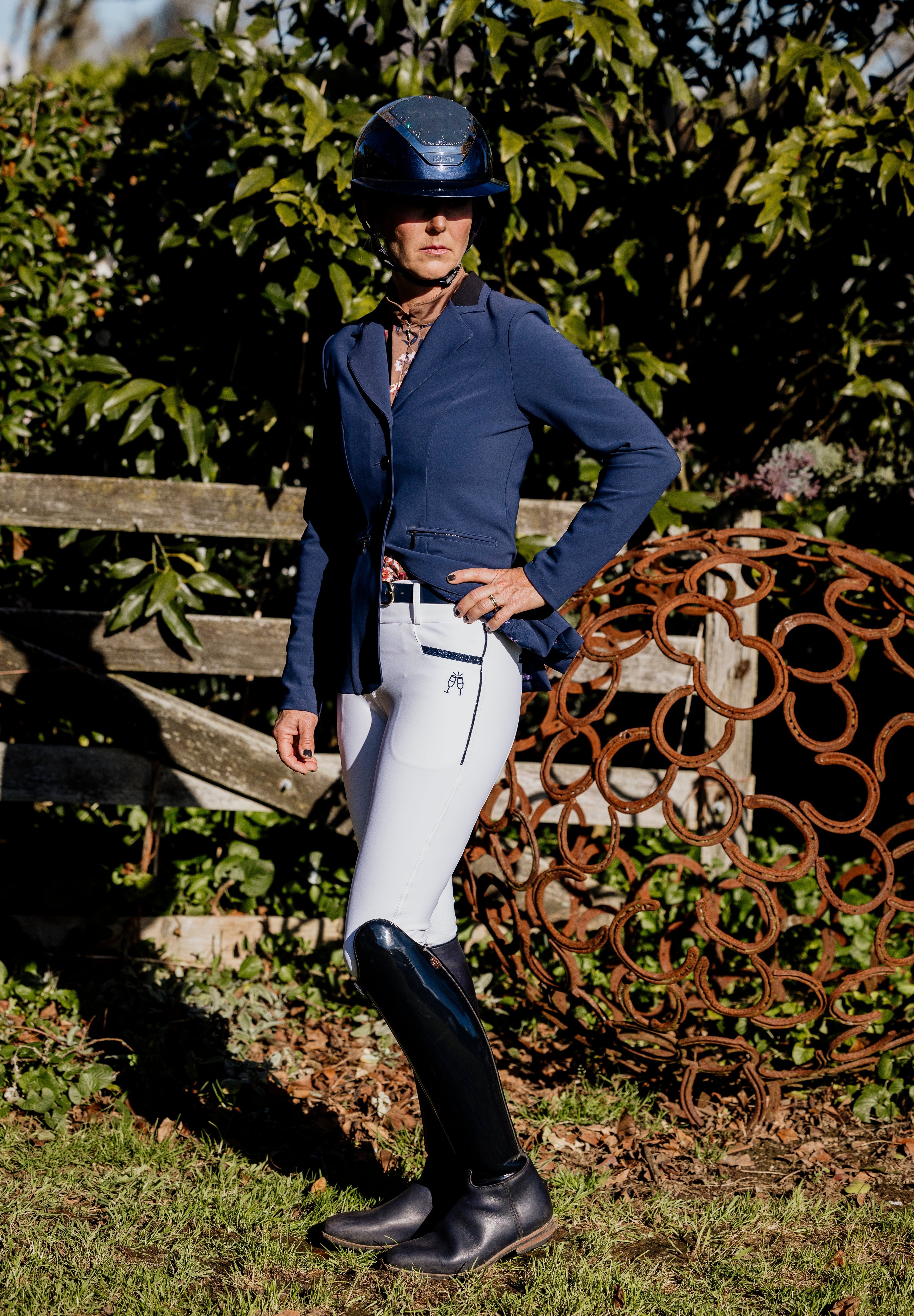 Brave Pants Performance Legacy Show Jacket Prussian Navy - BRAVE PANTS USA - Equiluxe Tack