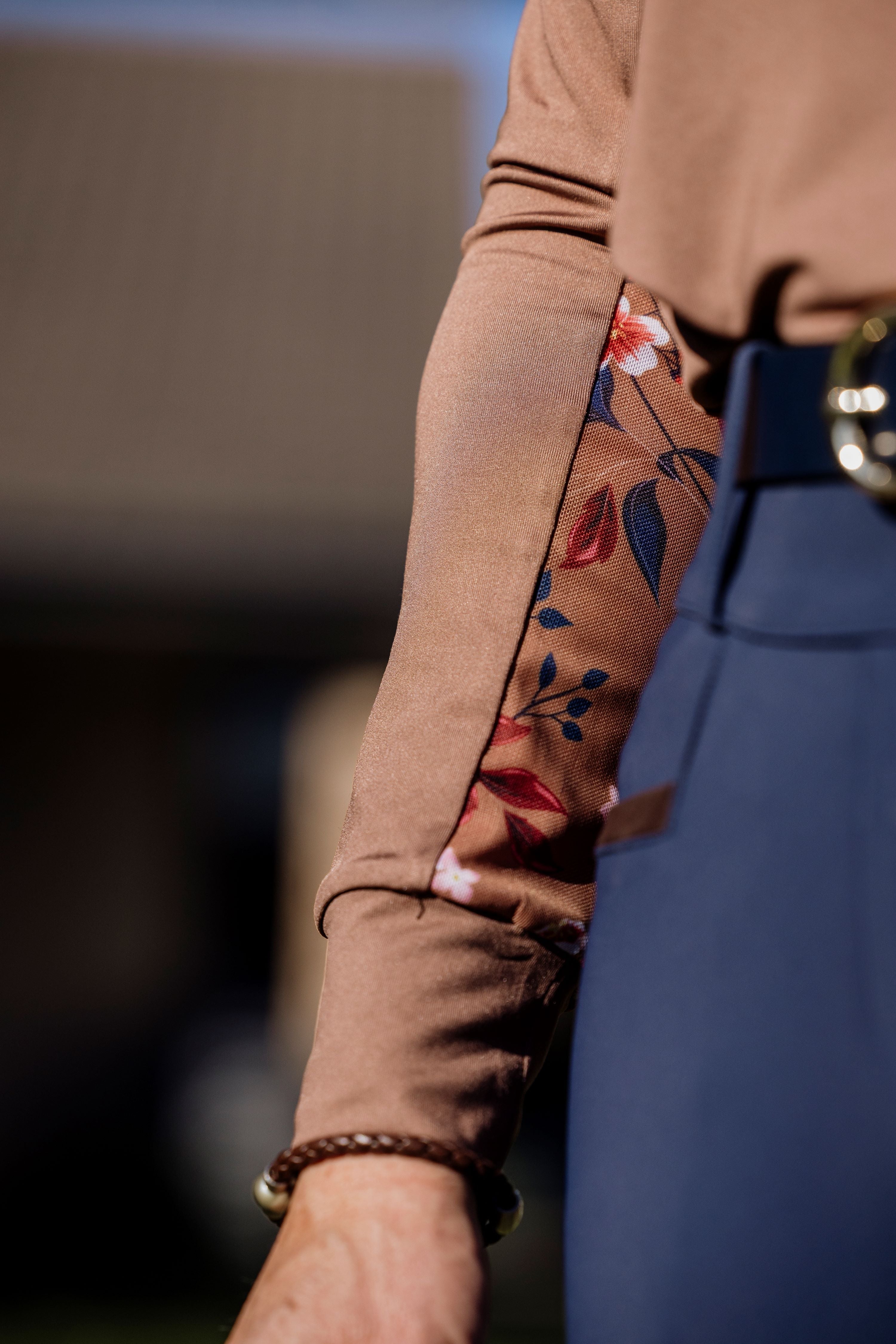 Brave Pants Walnut 1/4 Floral Base Layer - BRAVE PANTS USA - Equiluxe Tack