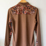 Brave Pants Walnut 1/4 Floral Base Layer - BRAVE PANTS USA - Equiluxe Tack