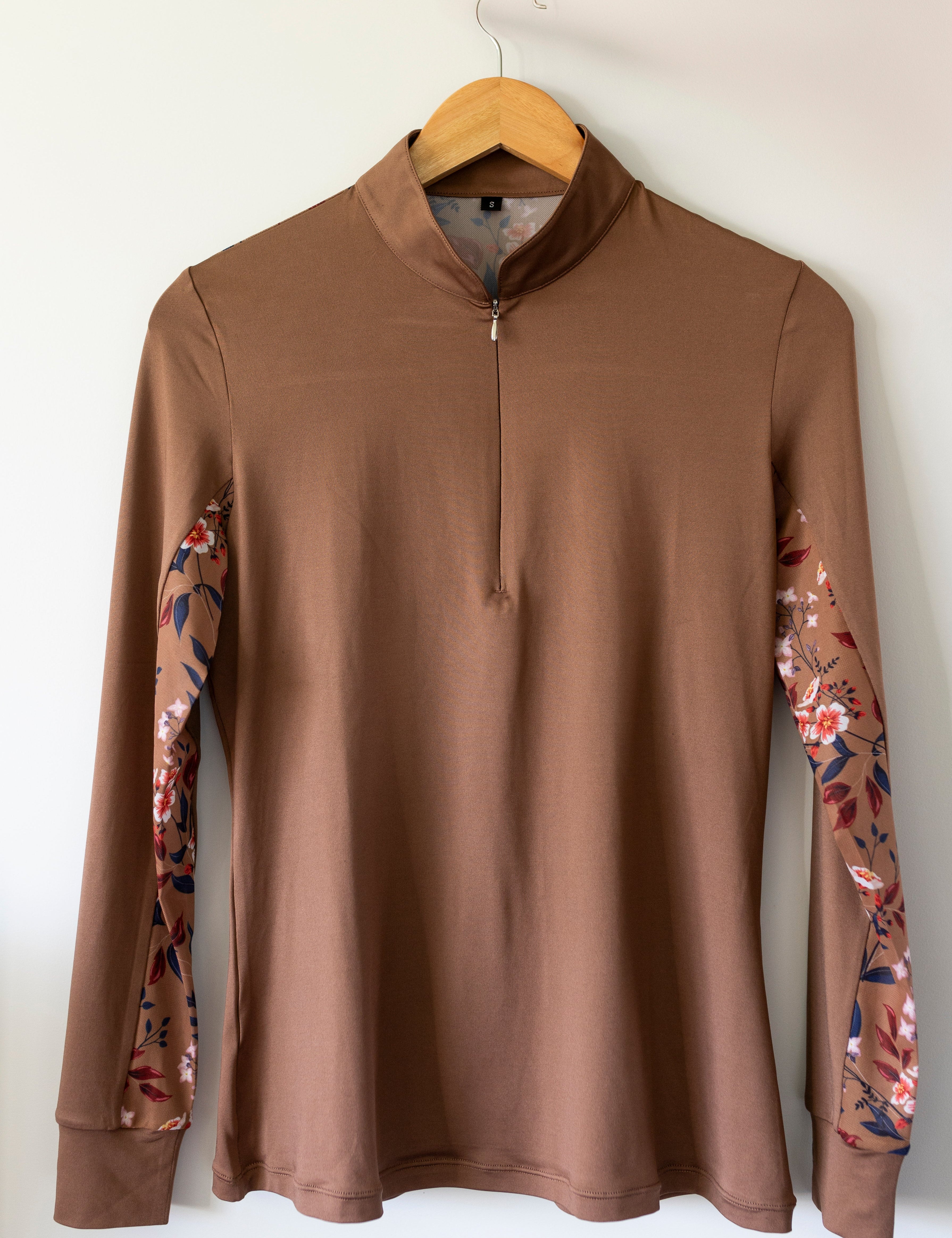 Brave Pants Walnut 1/4 Floral Base Layer - BRAVE PANTS USA - Equiluxe Tack