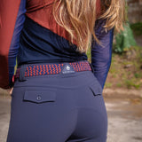 CRINIERE Juliette High Compression Breeches | Steel Blue