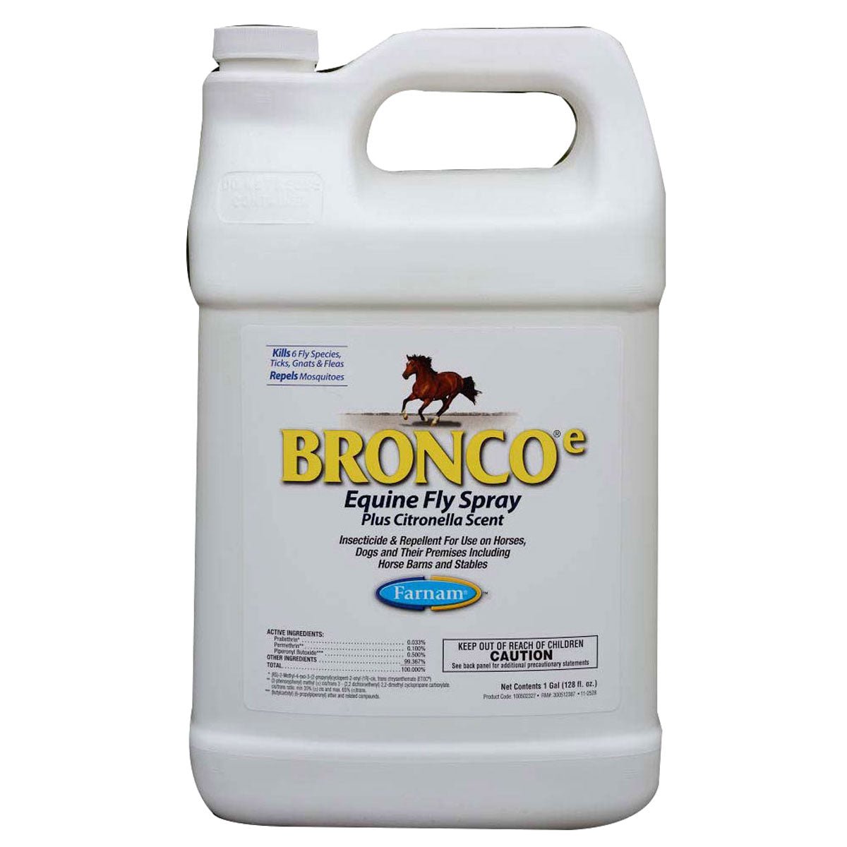 Bronco Equine Fly Spray Plus Citronella Scent Gallon FOB - Equiluxe Tack - Equiluxe Tack