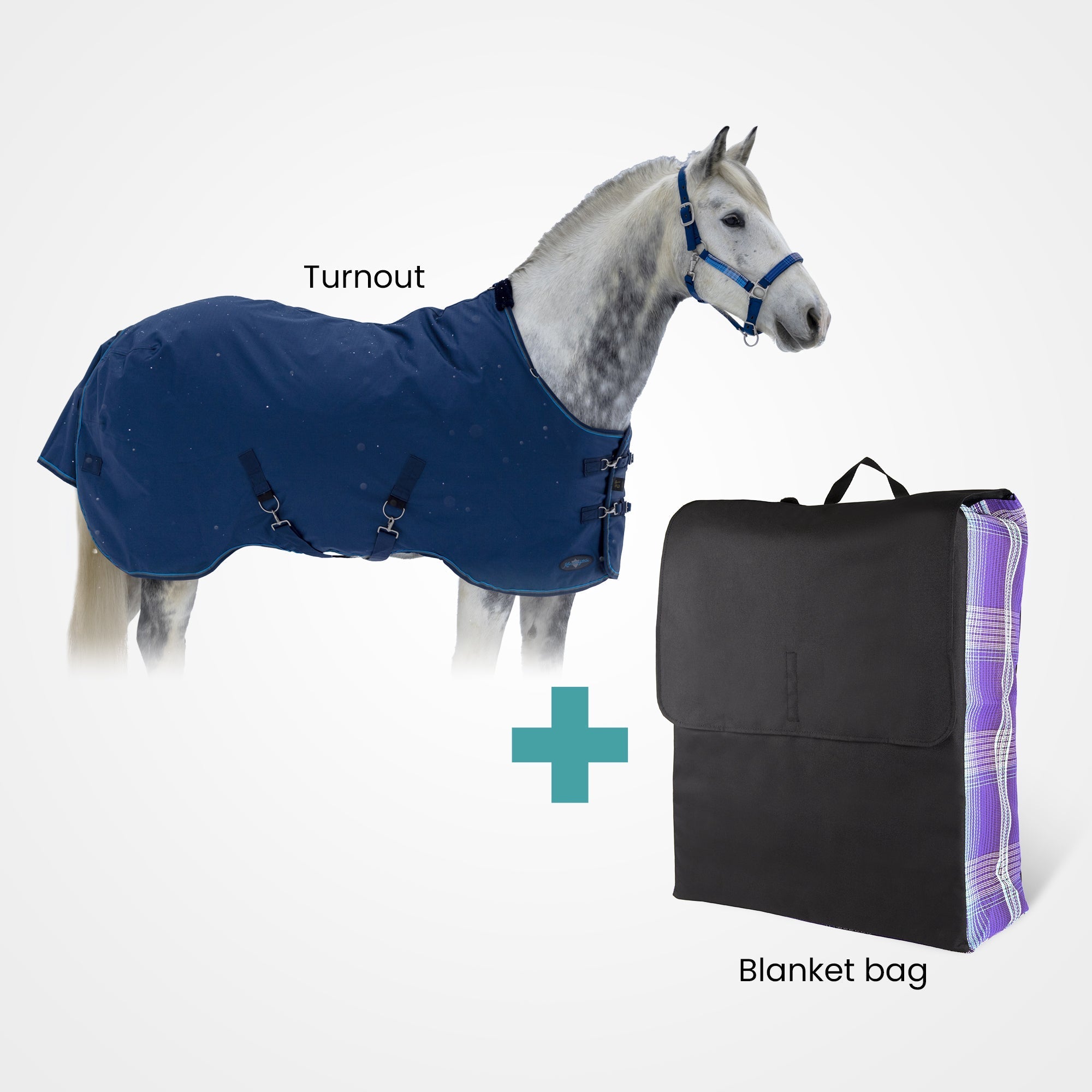 Bundle - 1200D Horse Mid Weight Turnout & Blanket Bag - Kensington Protective Products - Equiluxe Tack