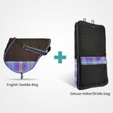 Bundle - English Saddle Bag & Deluxe Halter/Bridle Bag - Kensington Protective Products - Equiluxe Tack