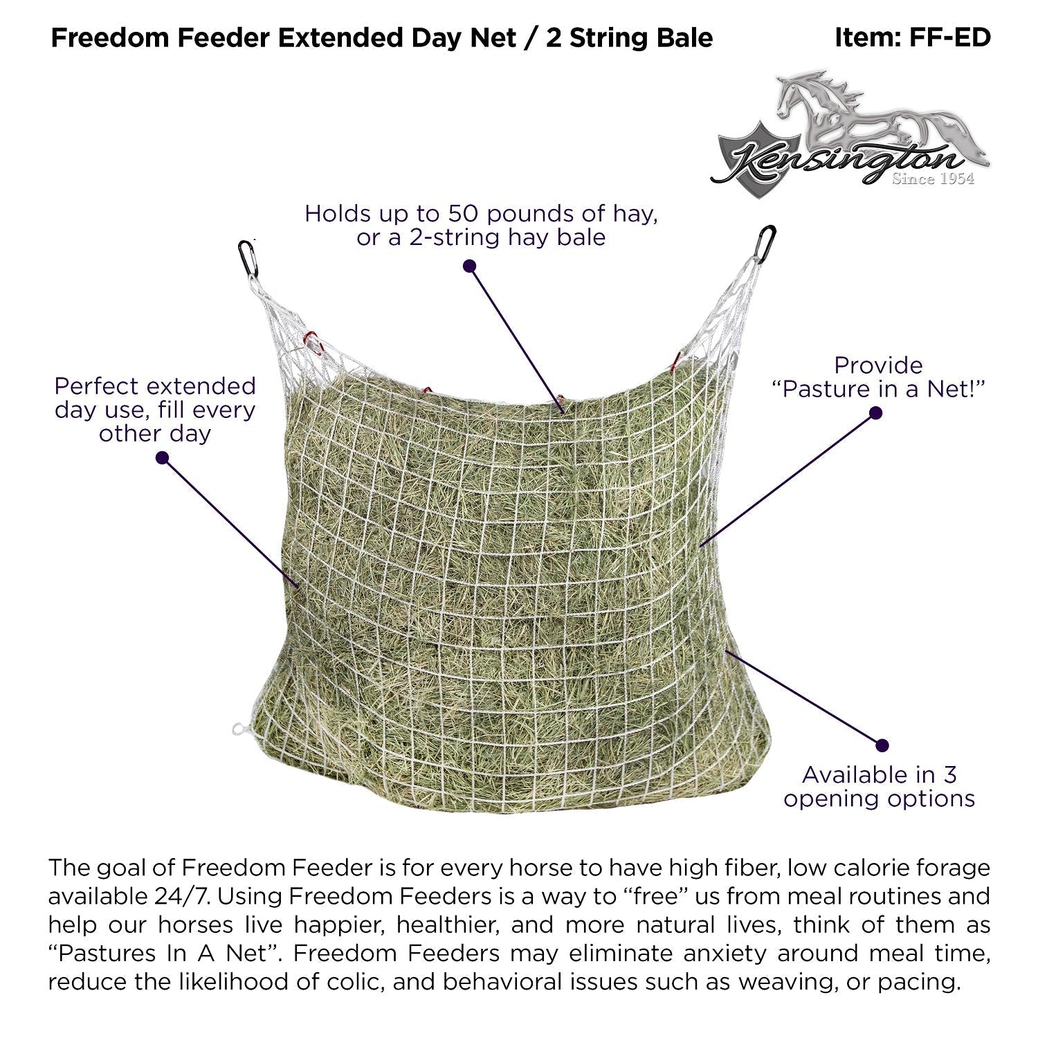 Bundle - Freedom Feeder Frame & Net - Kensington Protective Products - Equiluxe Tack