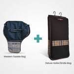 Bundle - Western Saddle Bag & Deluxe Halter/Bridle Bag - Kensington Protective Products - Equiluxe Tack