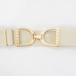 Buttercream - 1.5" Gold Stirrup Elastic Belt - Ellany Equestrian - Equiluxe Tack