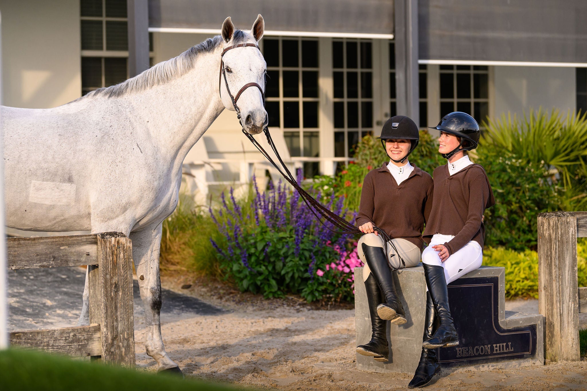 Cali Waffle Hoodie - Euphoric Equestrian - Equiluxe Tack