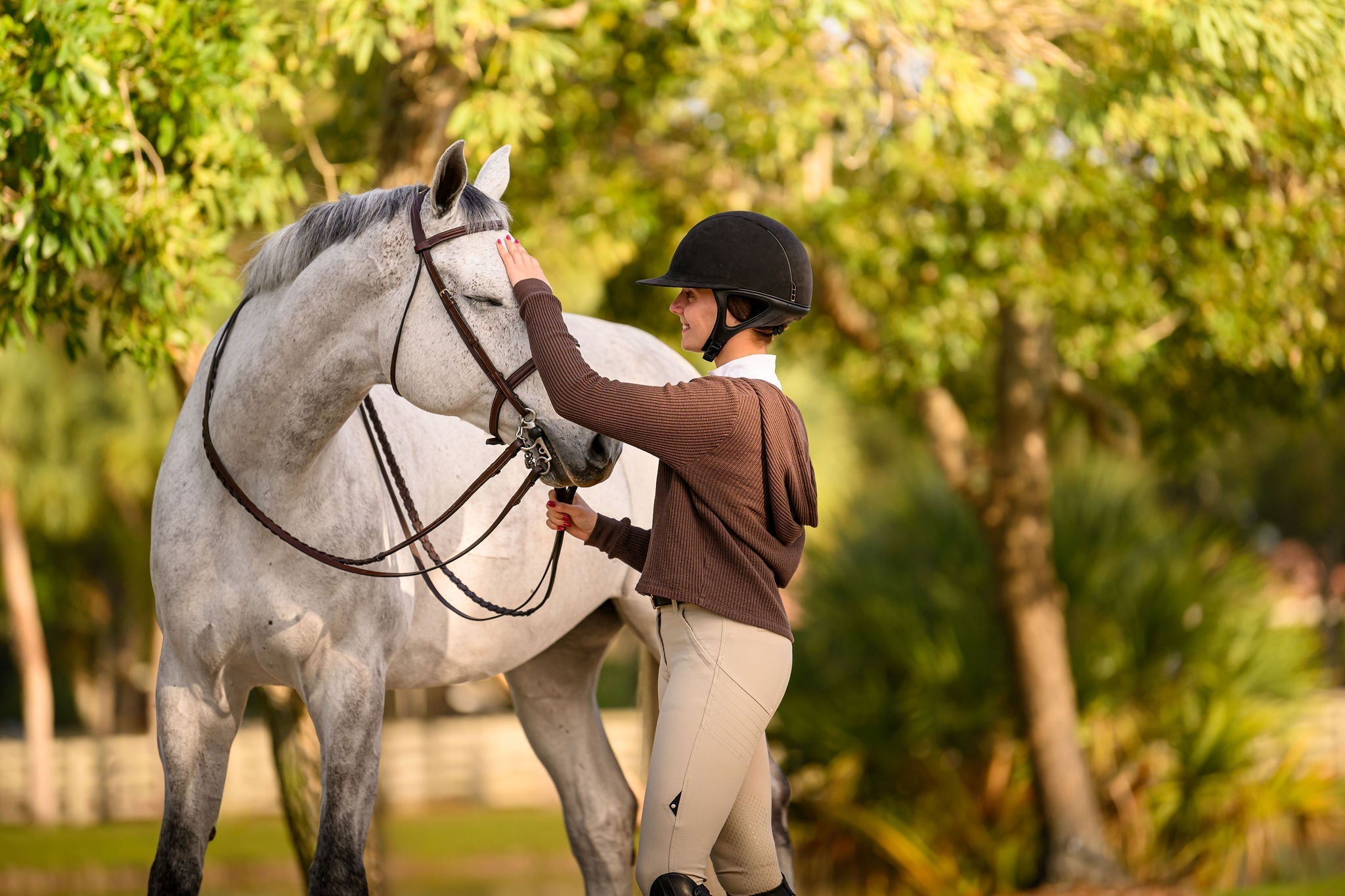 Cali Waffle Hoodie - Euphoric Equestrian - Equiluxe Tack