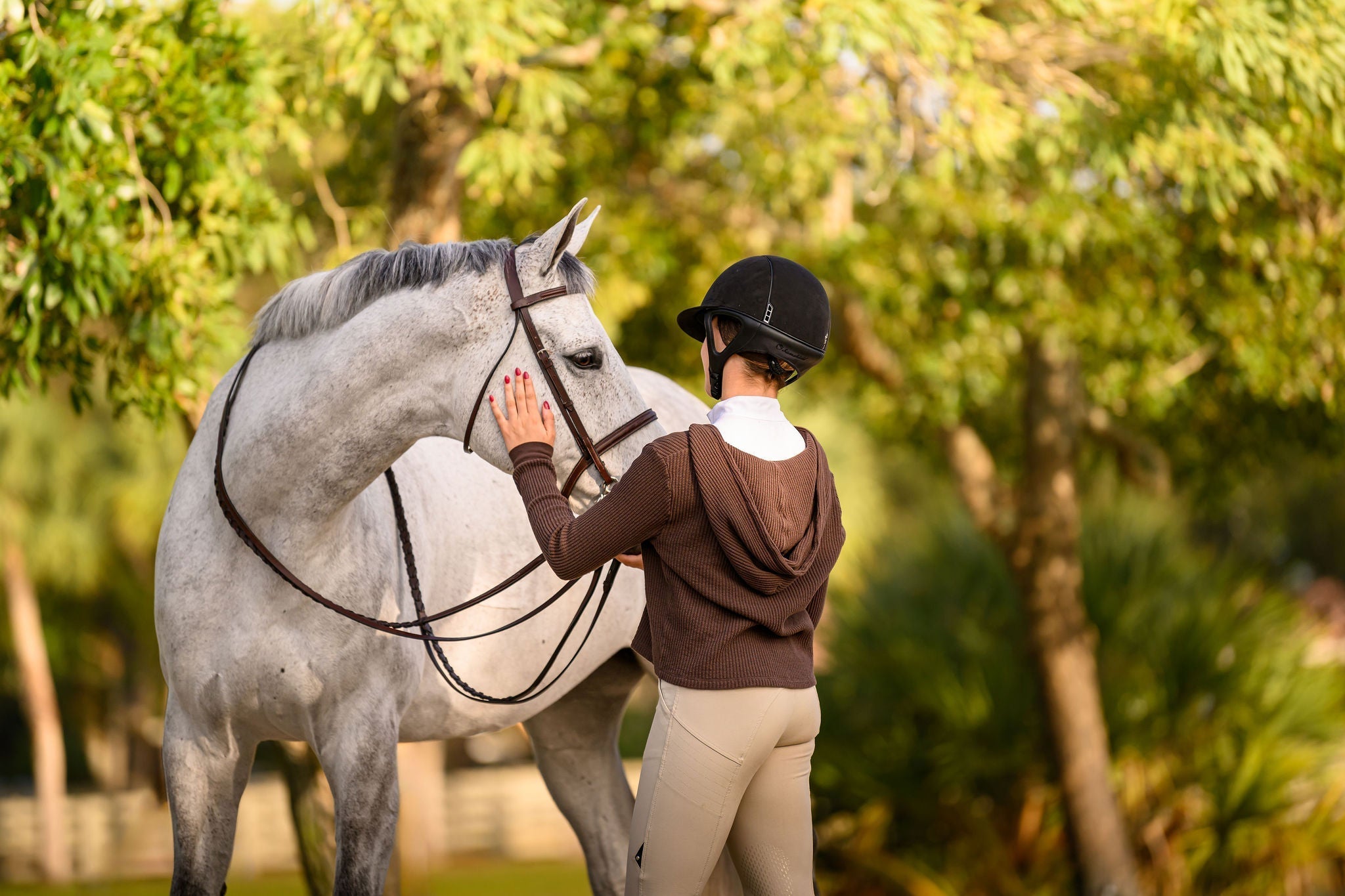 Cali Waffle Hoodie - Euphoric Equestrian - Equiluxe Tack