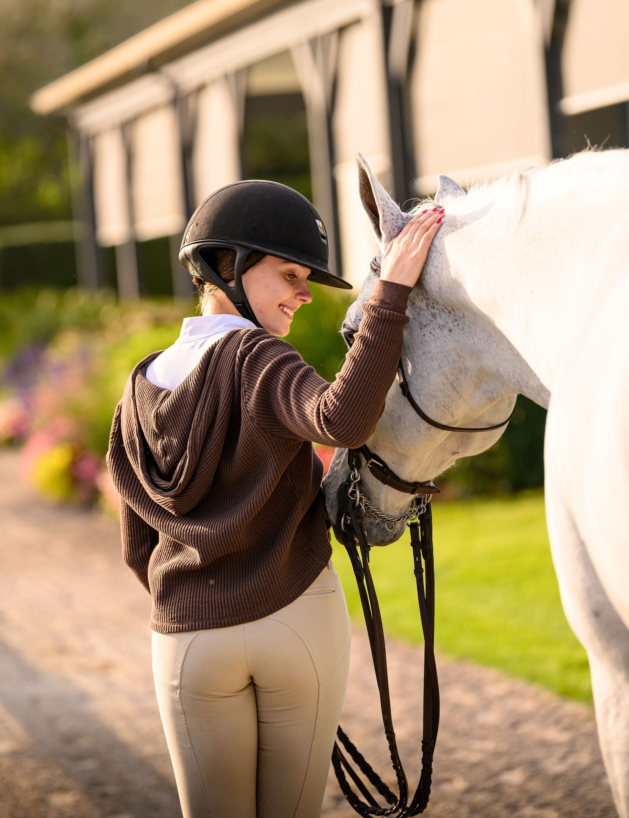 Cali Waffle Hoodie - Euphoric Equestrian - Equiluxe Tack