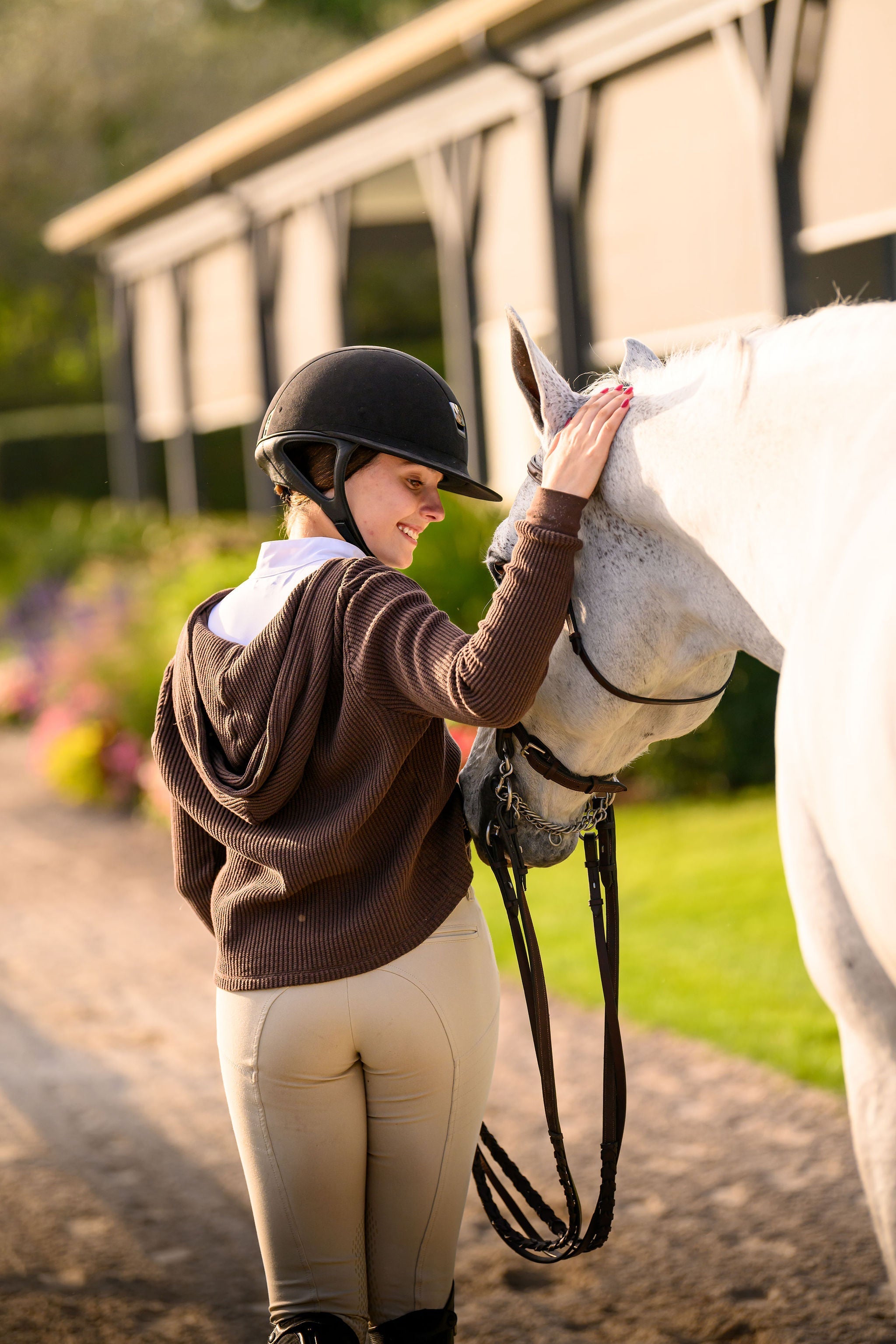 Cali Waffle Hoodie - Euphoric Equestrian - Equiluxe Tack