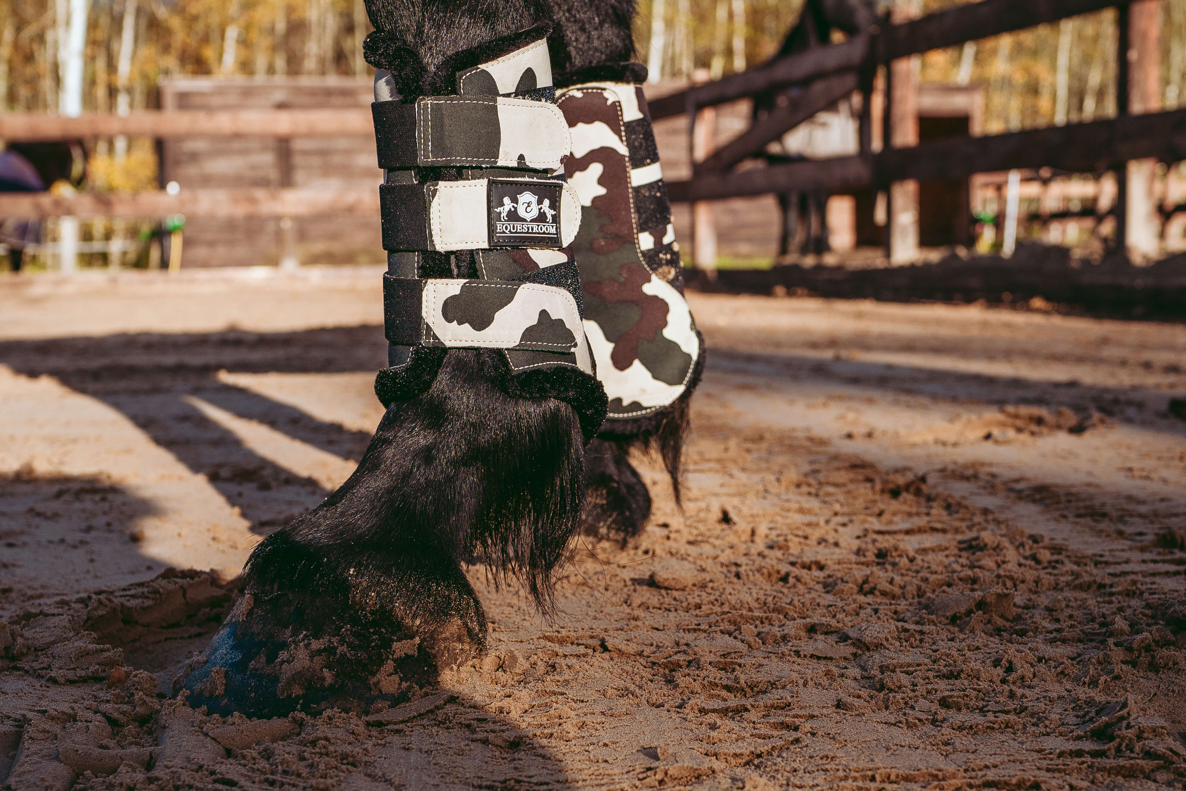 Camouflage Brushing Boots - Equestroom - Equiluxe Tack