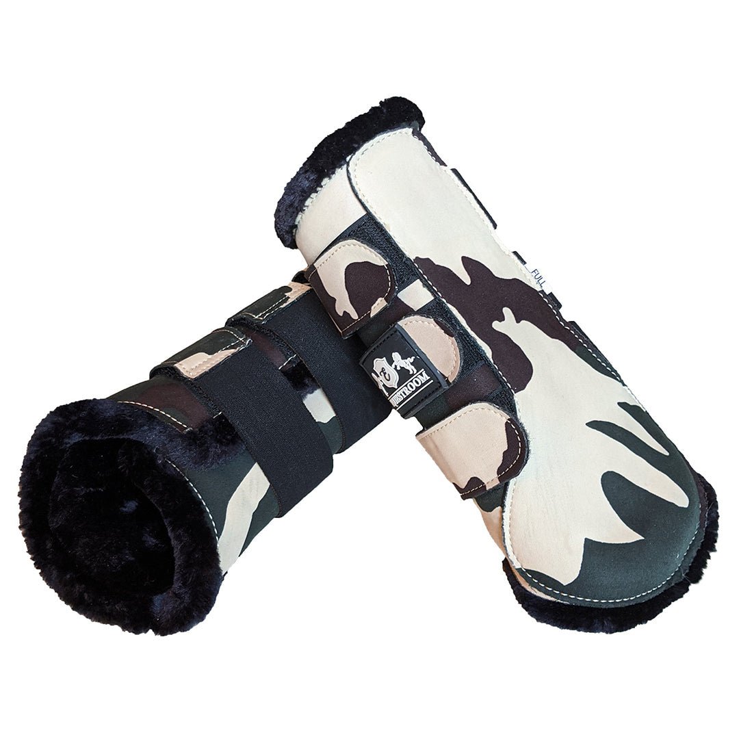 Camouflage Brushing Boots - Equestroom - Equiluxe Tack