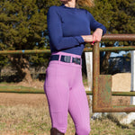 Canter Culture Athletic Breech - Dusty Lavender - Canter Culture Riding Apparel - Equiluxe Tack