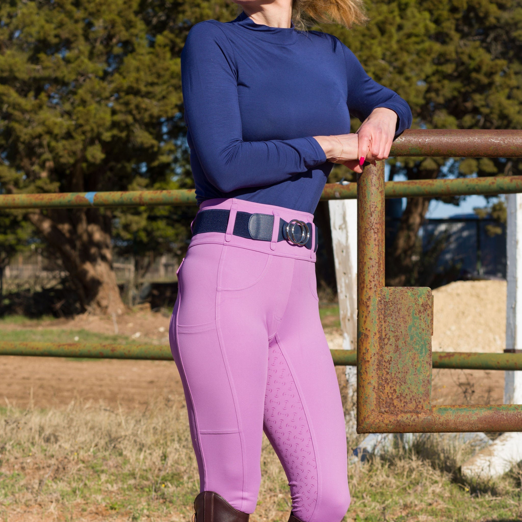 Canter Culture Athletic Breech - Dusty Lavender - Canter Culture Riding Apparel - Equiluxe Tack