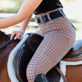 Canter Culture Athletic Breech - English Houndstooth - Canter Culture Riding Apparel - Equiluxe Tack