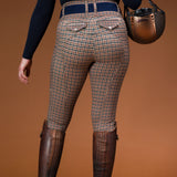 Canter Culture Athletic Breech - English Houndstooth - Canter Culture Riding Apparel - Equiluxe Tack