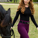 Canter Culture Athletic Breech - Purple Rein - Canter Culture Riding Apparel - Equiluxe Tack