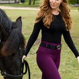 Canter Culture Athletic Breech - Purple Rein - Canter Culture Riding Apparel - Equiluxe Tack