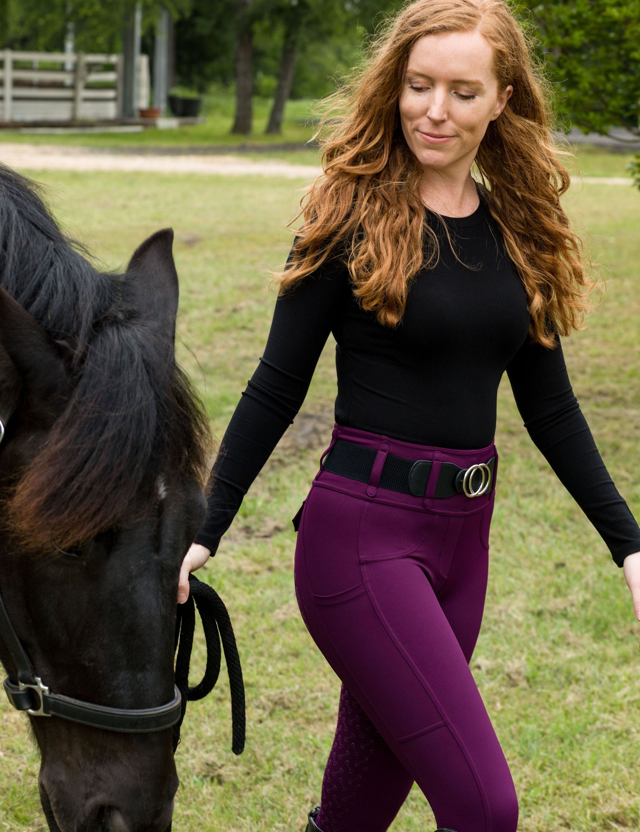 Canter Culture Athletic Breech - Purple Rein - Canter Culture Riding Apparel - Equiluxe Tack