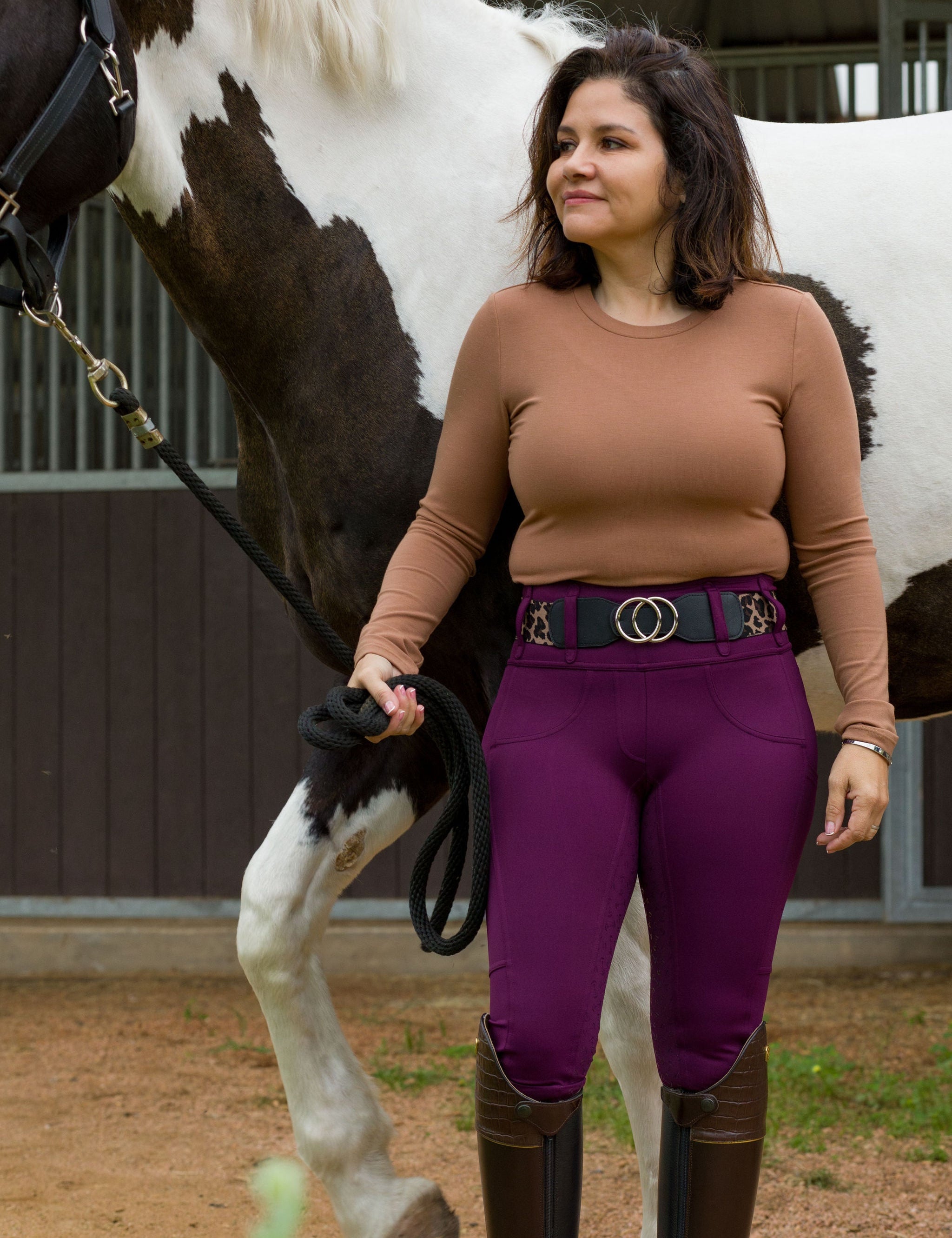 Canter Culture Athletic Breech - Purple Rein - Canter Culture Riding Apparel - Equiluxe Tack