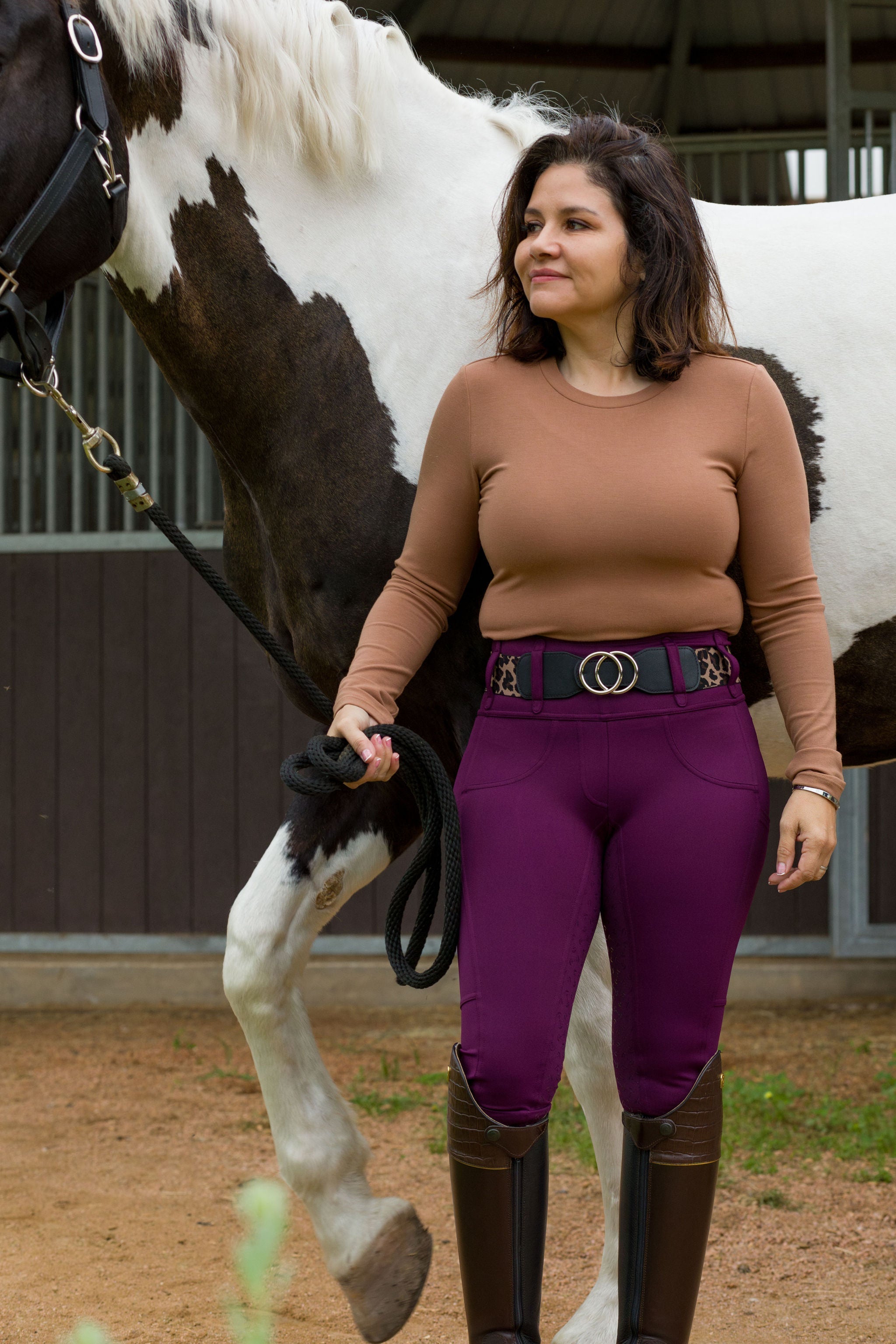 Canter Culture Athletic Breech - Purple Rein - Canter Culture Riding Apparel - Equiluxe Tack