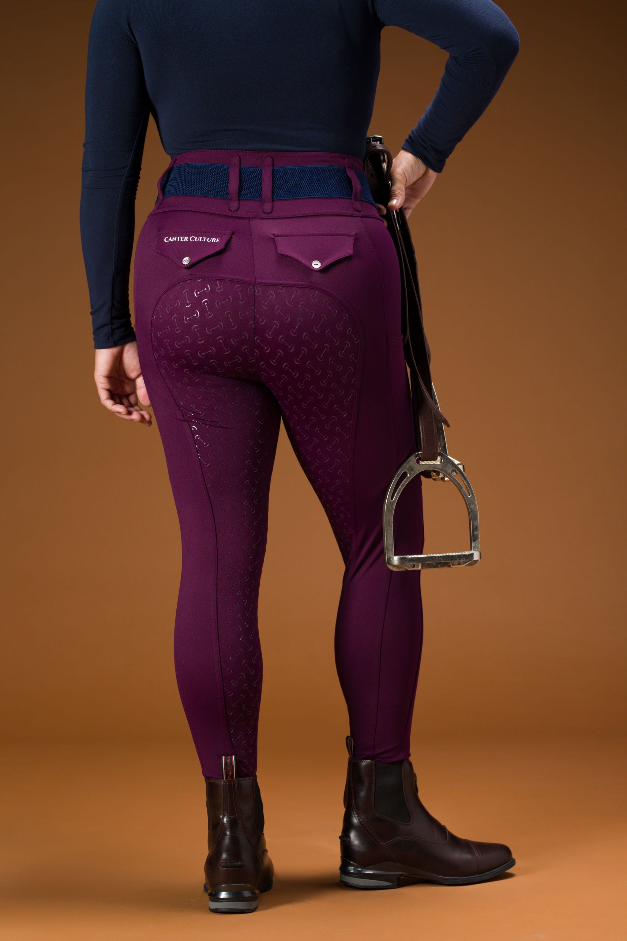 Canter Culture Athletic Breech - Purple Rein - Canter Culture Riding Apparel - Equiluxe Tack