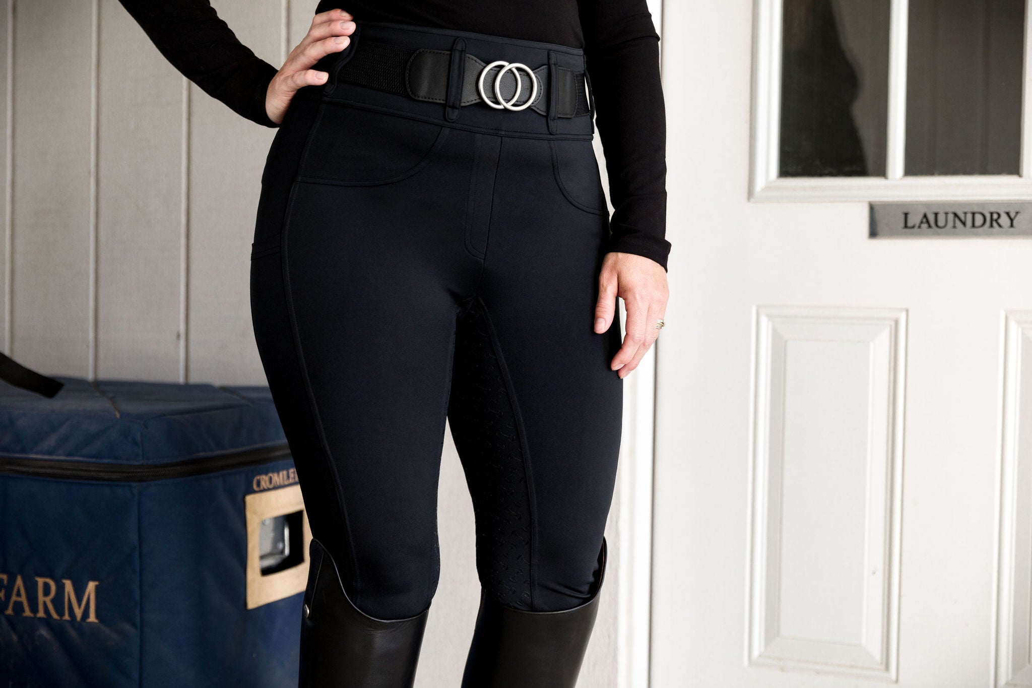 Canter Culture Athletic Breeches - Black Beauty - Canter Culture Riding Apparel - Equiluxe Tack