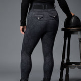 Canter Culture Athletic Breeches - Black Damask - Canter Culture Riding Apparel - Equiluxe Tack