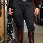 Canter Culture Athletic Breeches - Black Damask - Canter Culture Riding Apparel - Equiluxe Tack