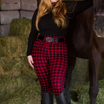 Canter Culture Athletic Breeches - Buffalo Plaid - Canter Culture Riding Apparel - Equiluxe Tack